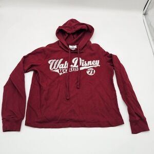 Walt Disney World 71 Red‎ Hoodie Sweatshirt Small
